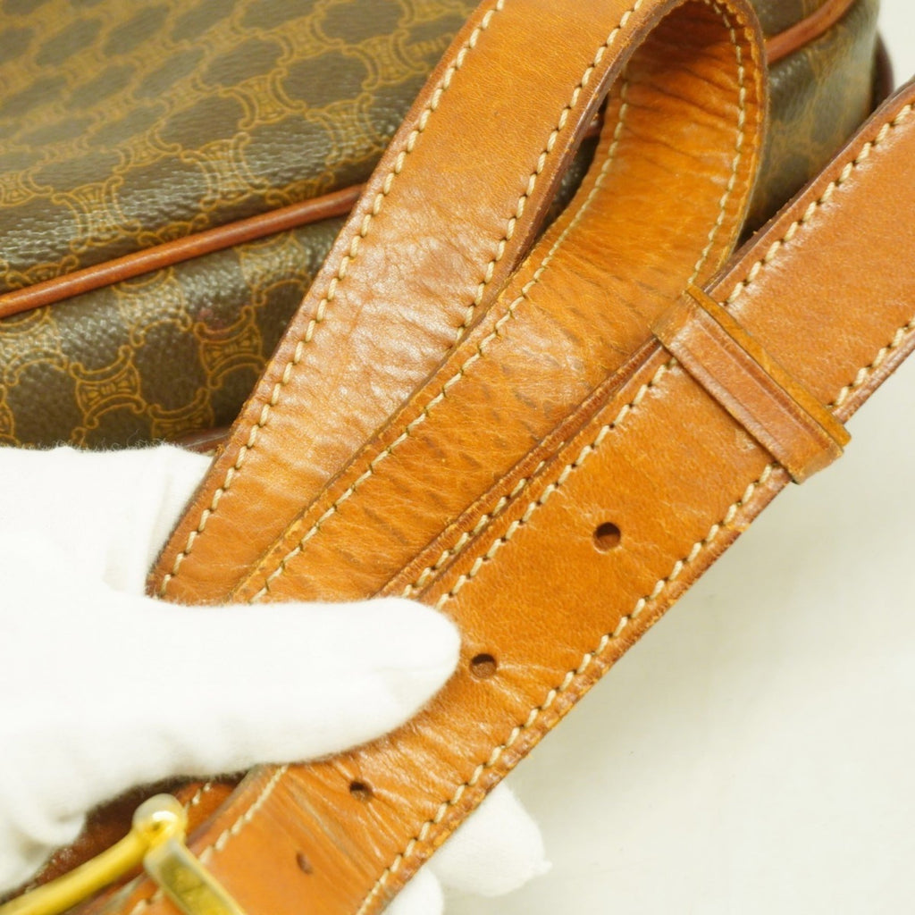 Celine Brown Pvc Shoulder Bag (Pre-Owned)