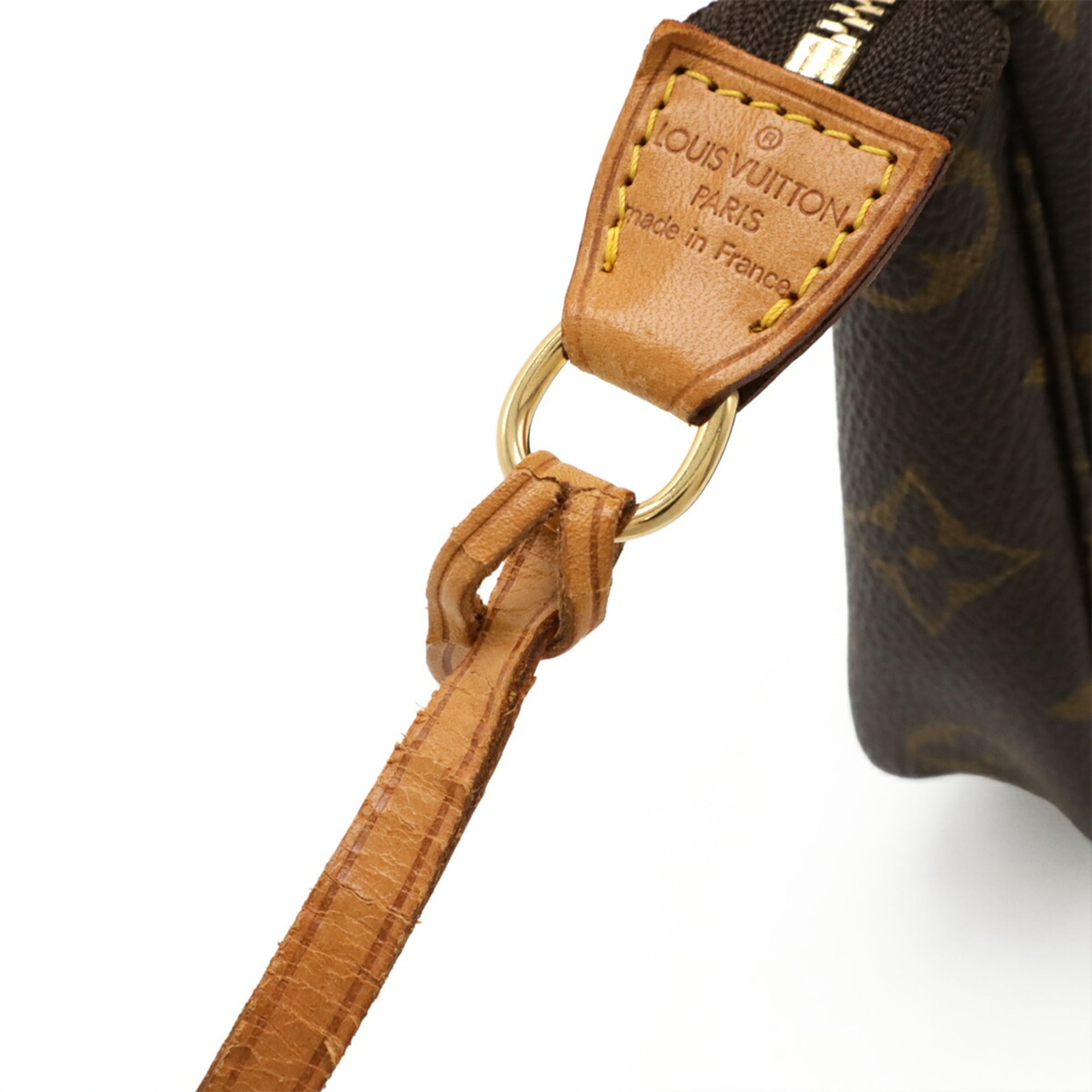 Louis Vuitton Brown Monogram Canvas Handbag Pochette (Pre-Owned)