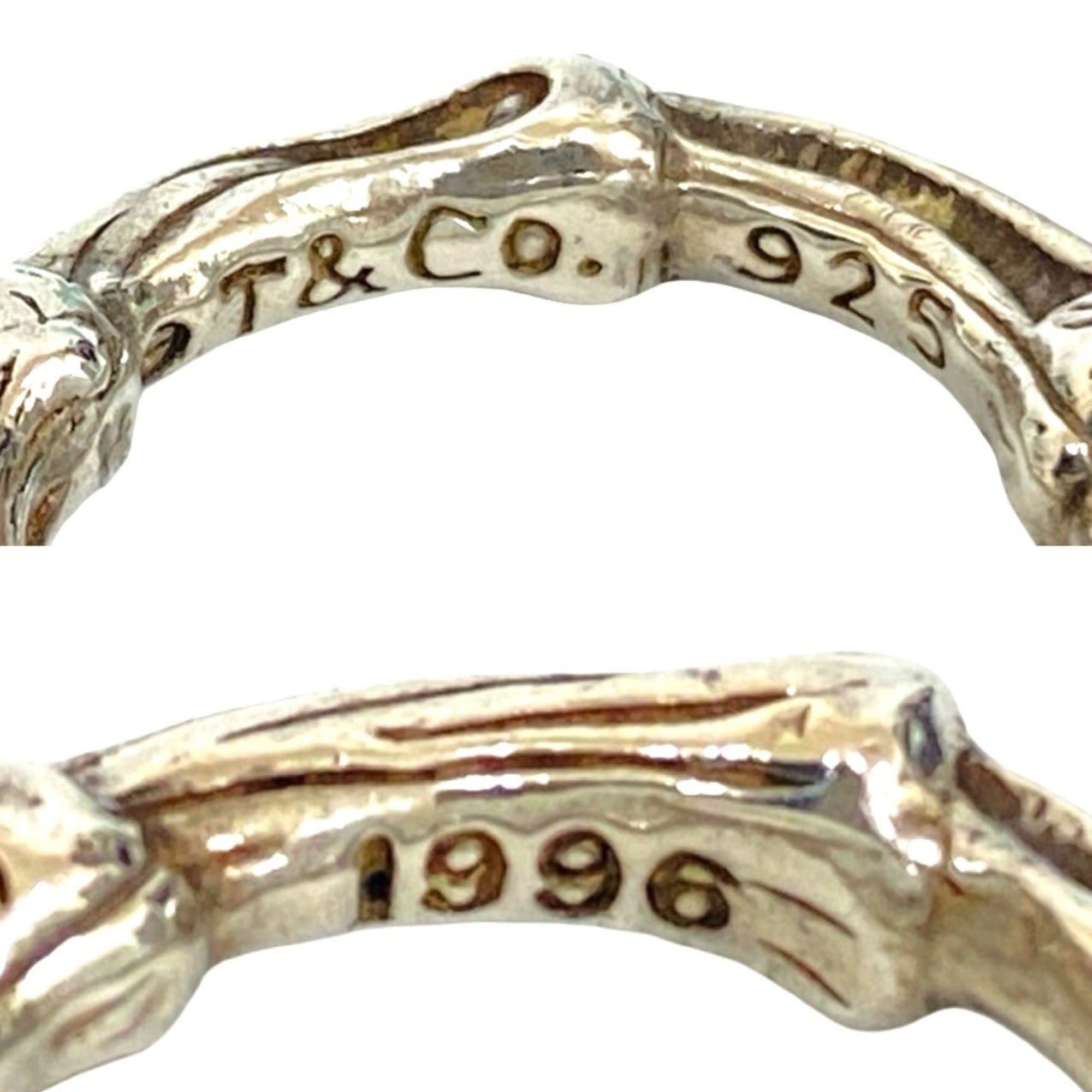 Tiffany Silver Silver 925 Band Ring (Pre-Owned)