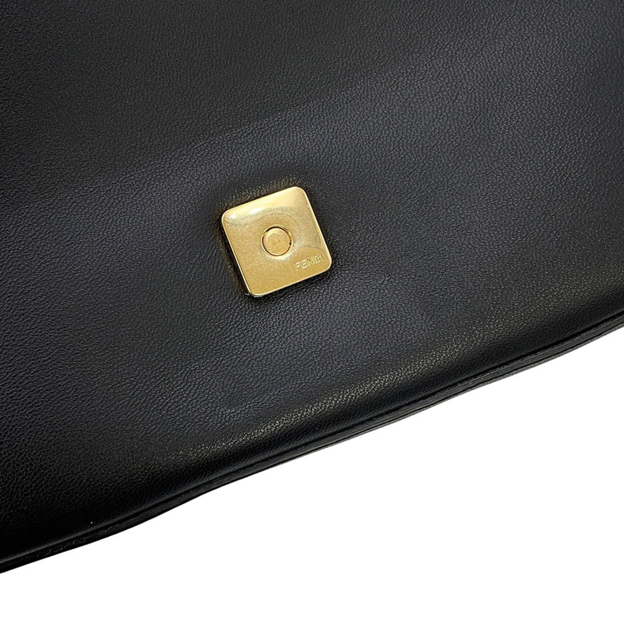 Fendi Baguette Black Shoulder Bag (Pre-Owned)