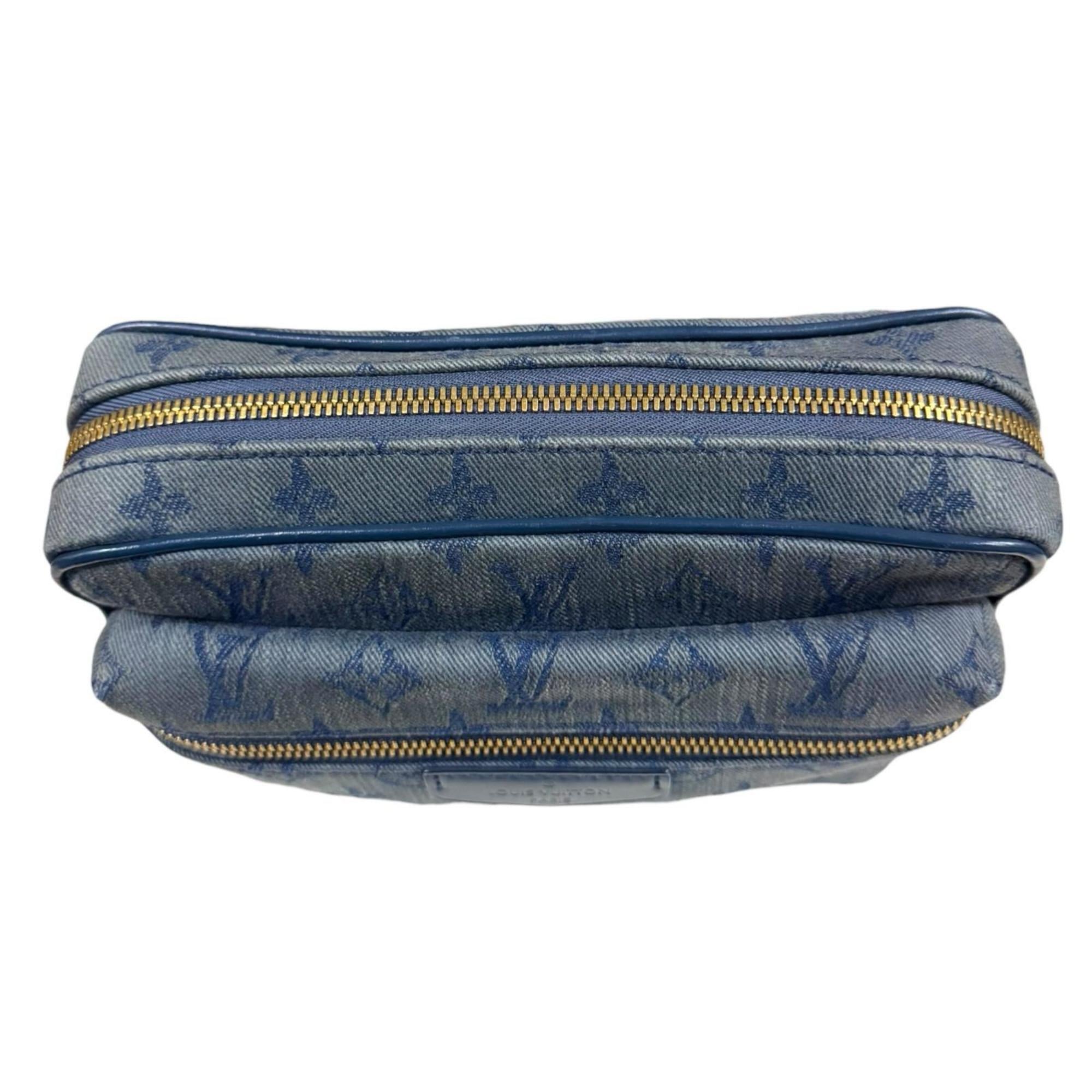 Louis Vuitton Monogram Denim Blue Monogram Denim Sling Bag (Pre-Owned)