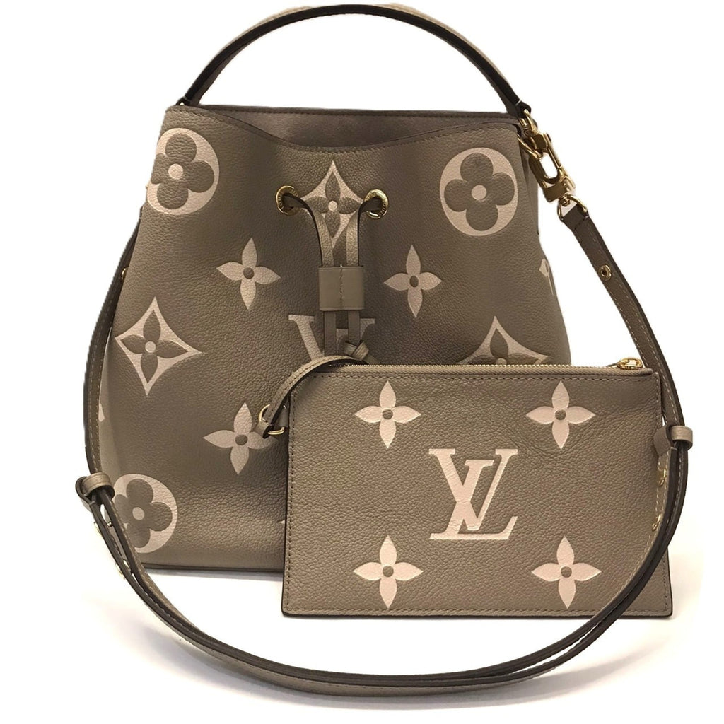 Louis Vuitton Monogram Empreinte Tourterelle Monogram Empreinte Handbag Shoulder Bag (Pre-Owned)