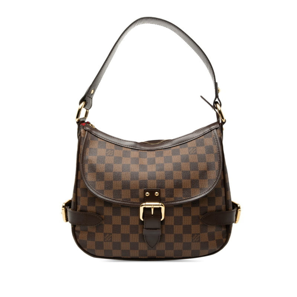 Louis Vuitton Brown Pvc Leather Handbag Shoulder Bag (Pre-Owned)