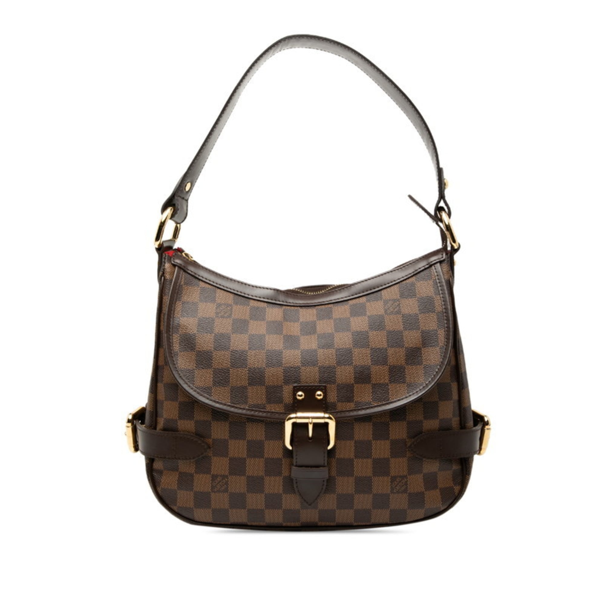 Louis Vuitton Brown Pvc Leather Handbag Shoulder Bag (Pre-Owned)