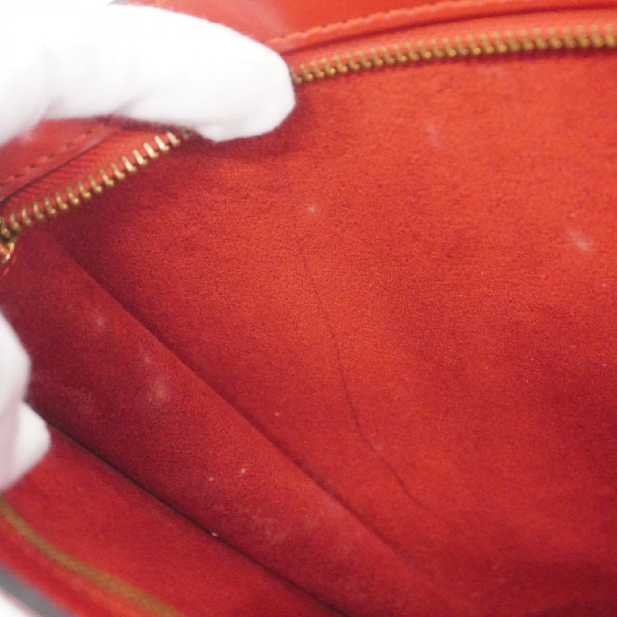 Louis Vuitton Castilian Red Handbag (Pre-Owned)