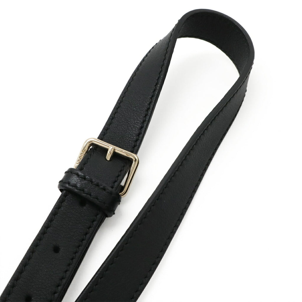 Gucci Black Leather Shoulder Bag (Pre-Owned)