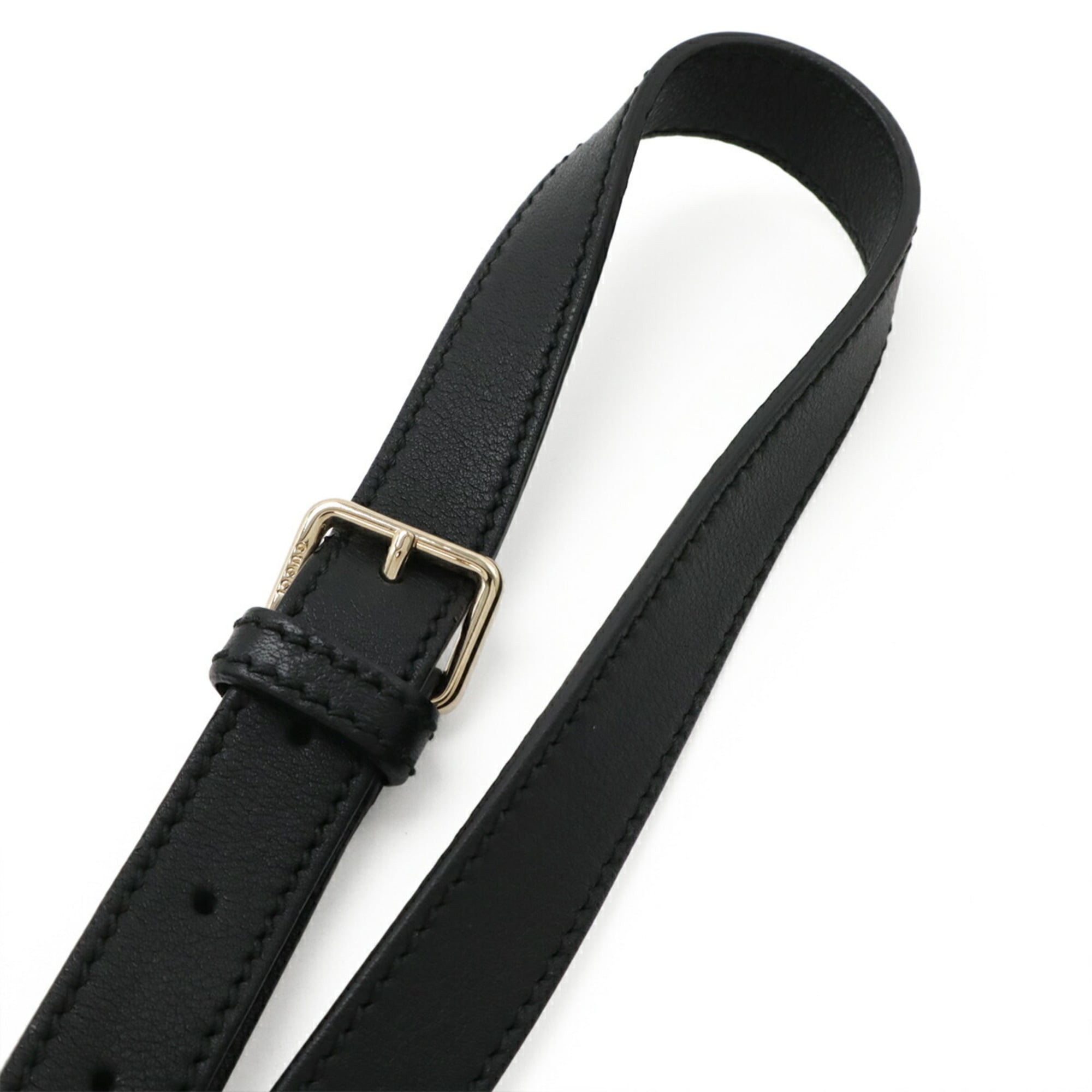 Gucci Black Leather Shoulder Bag (Pre-Owned)