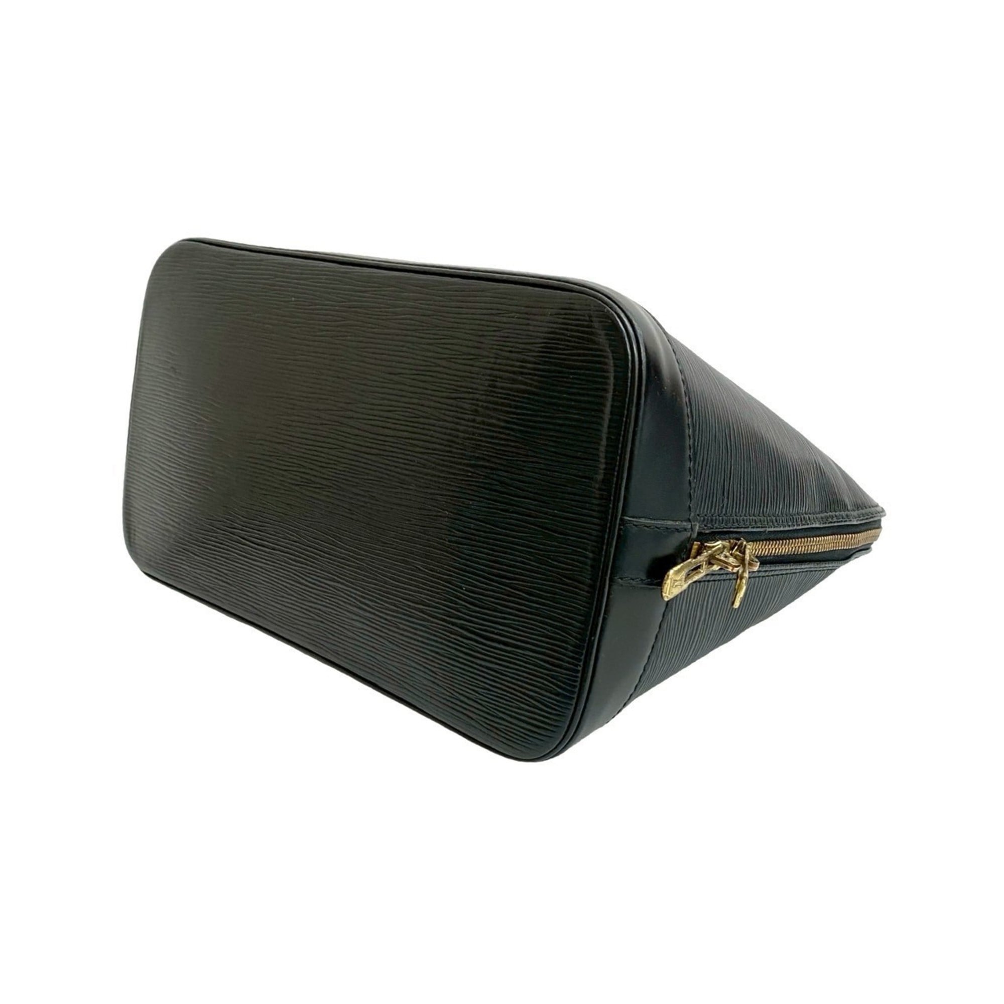 Louis Vuitton Black Epi Leather Boston Bag Handbag (Pre-Owned)