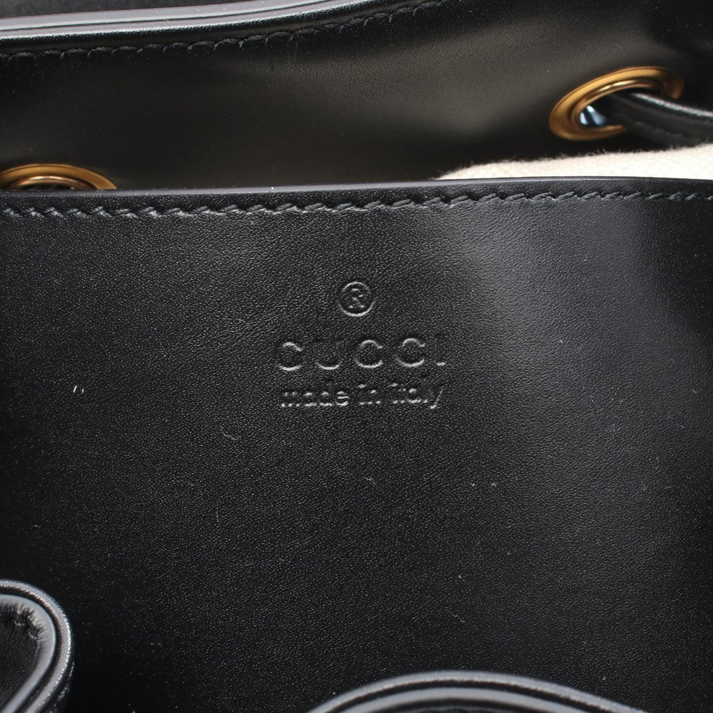 Gucci Black Leather Backpack (Pre-Owned)