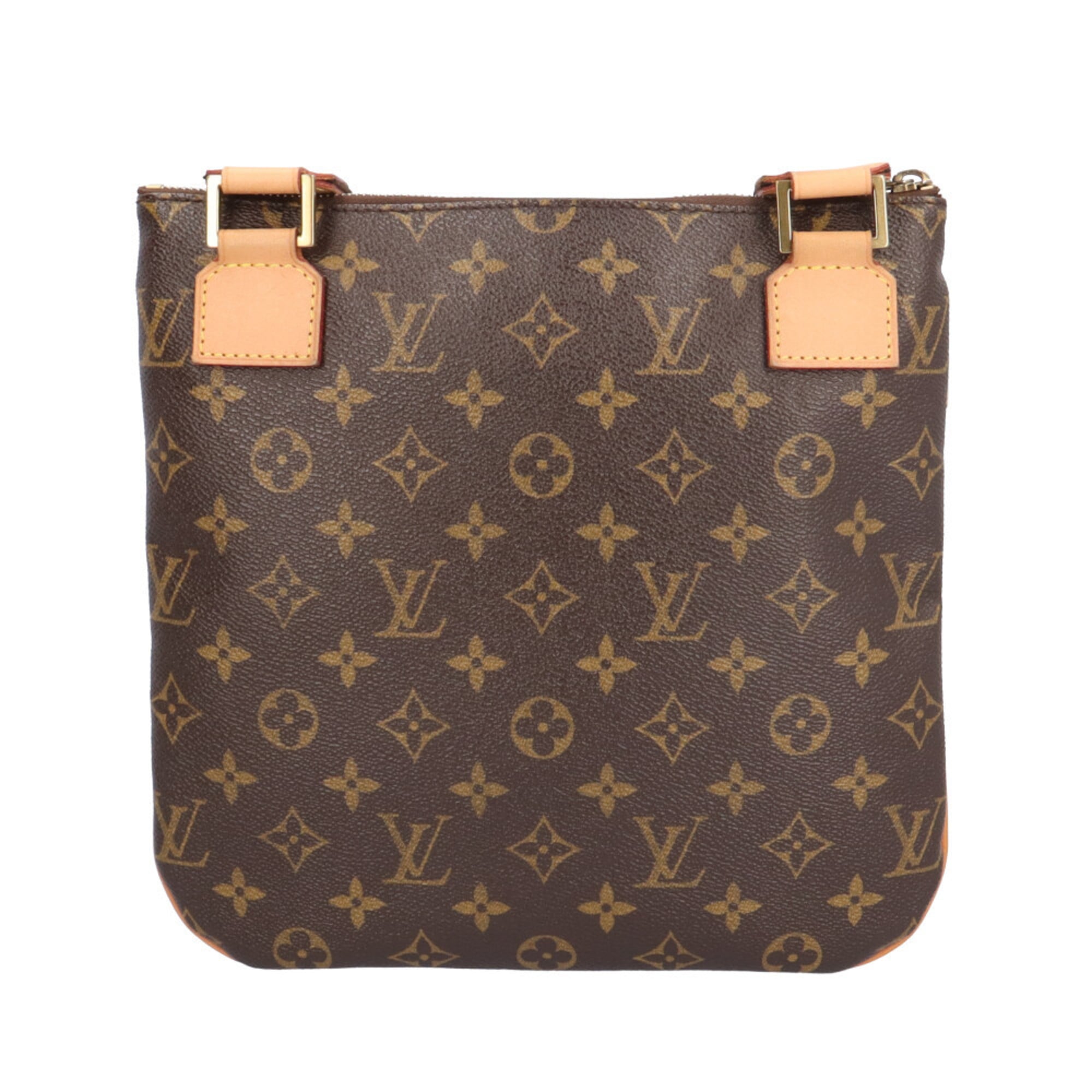 Louis Vuitton Brown Monogram Canvas Shoulder Bag (Pre-Owned)
