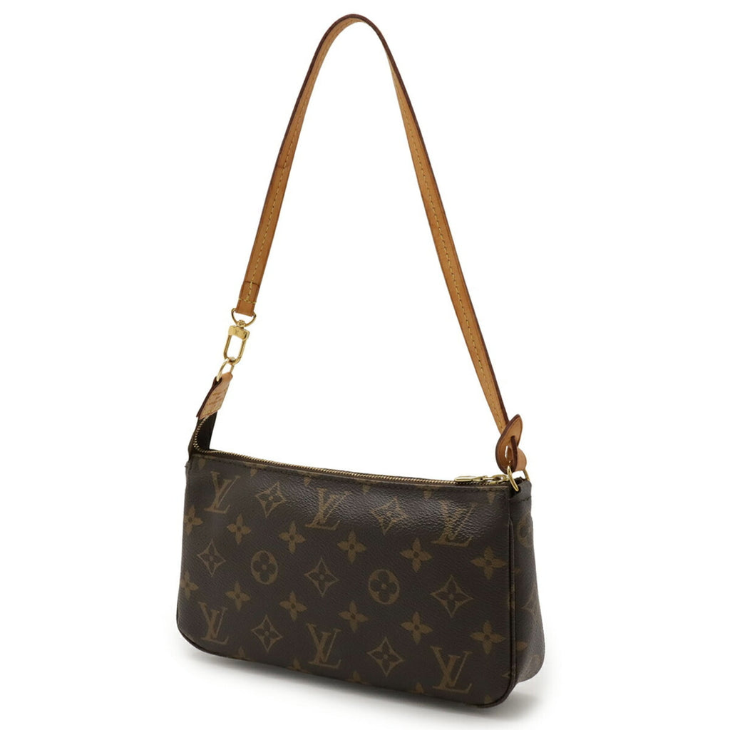 Louis Vuitton Brown Monogram Handbag Pochette Pouch (Pre-Owned)