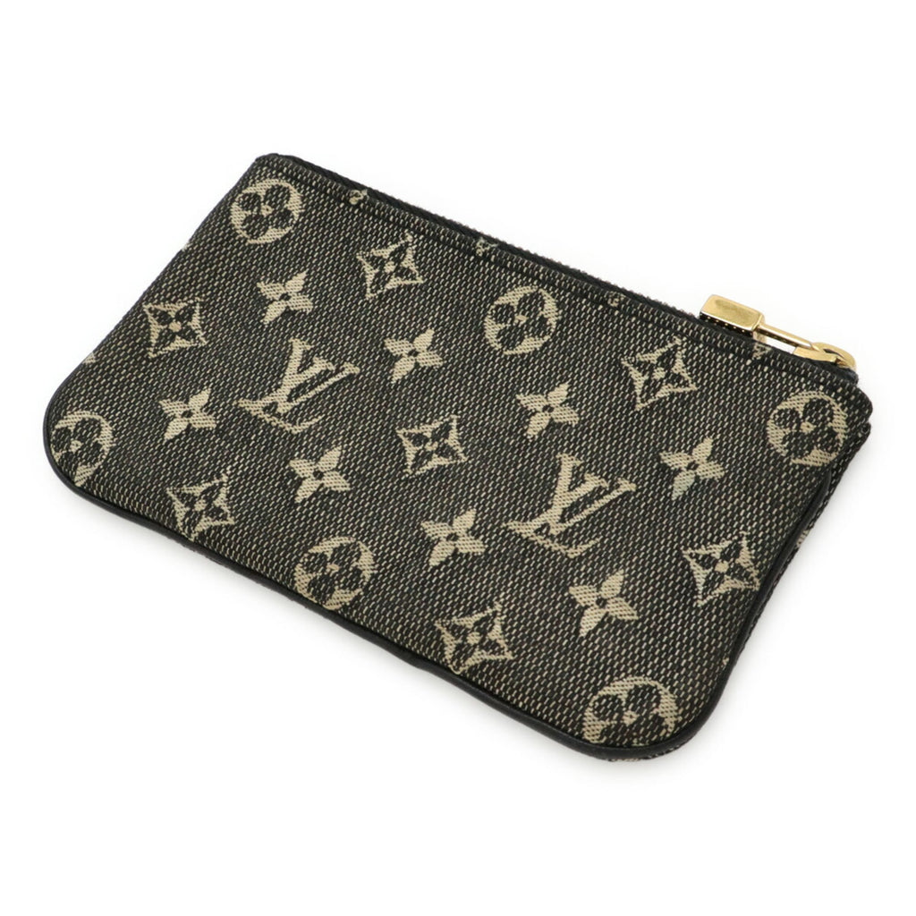 Louis Vuitton Noir Canvas Coin Purse/Coin Case (Pre-Owned)