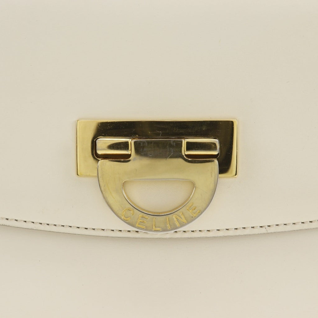 Celine White Leather Handbag (Pre-Owned)