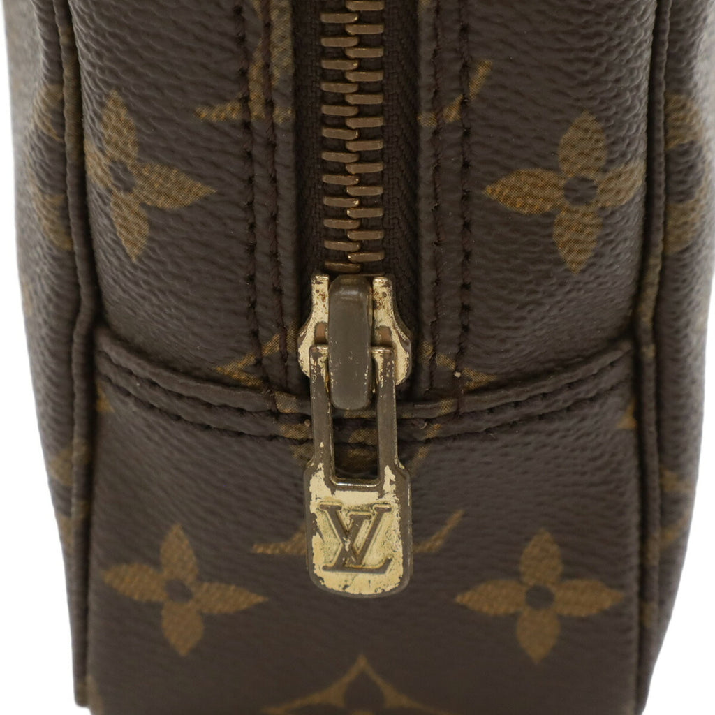 Louis Vuitton Monogram Brown Monogram Clutch Bag Pouch (Pre-Owned)