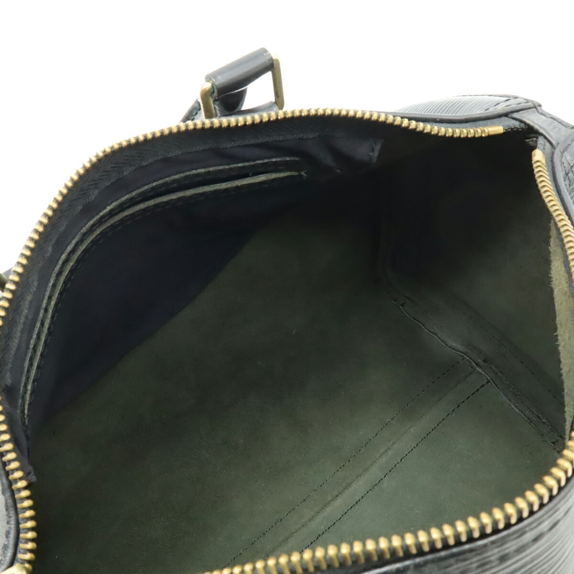 Louis Vuitton Epi Black Noir Epi Leather Handbag (Pre-Owned)