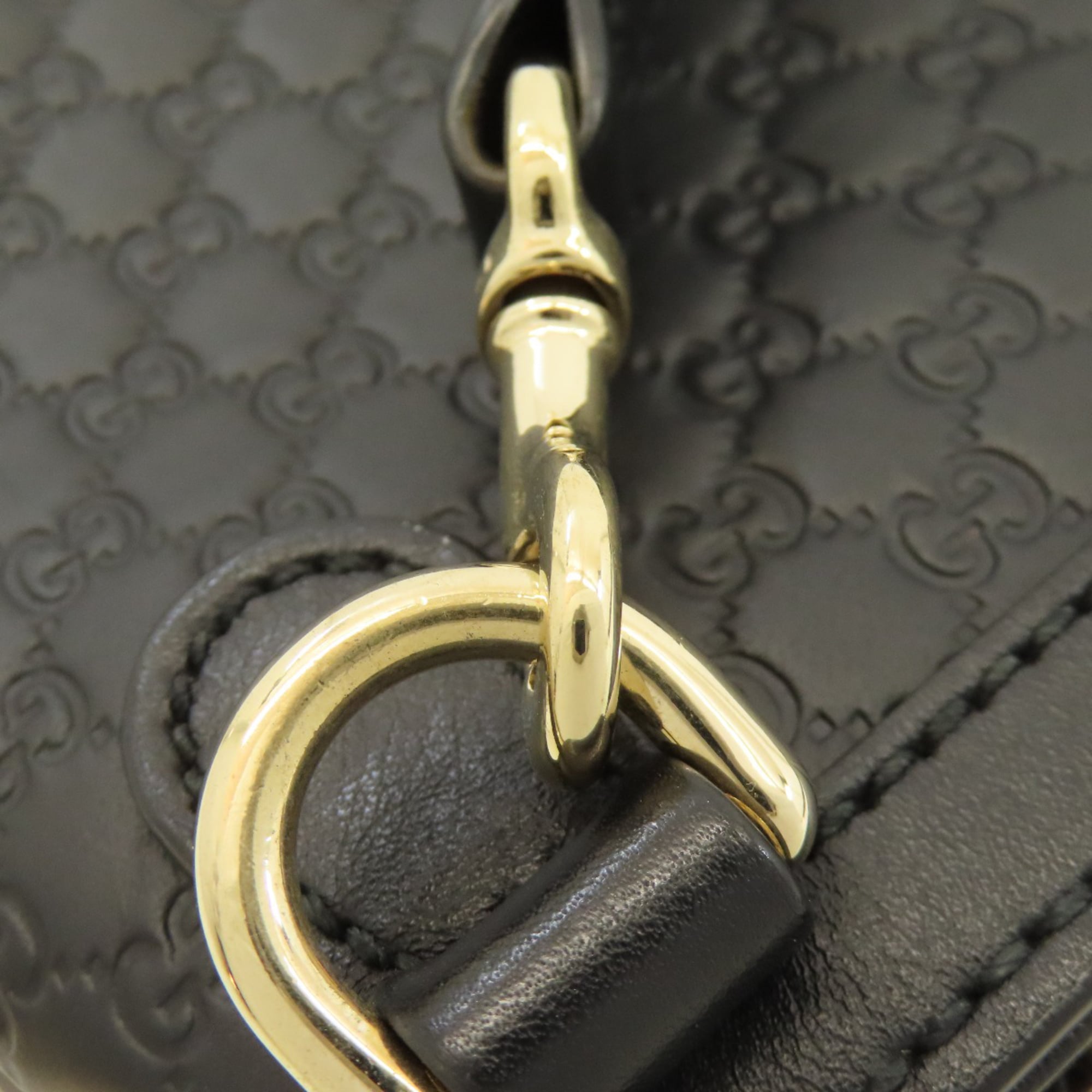 Gucci Black Leather Shoulder Bag (Pre-Owned)