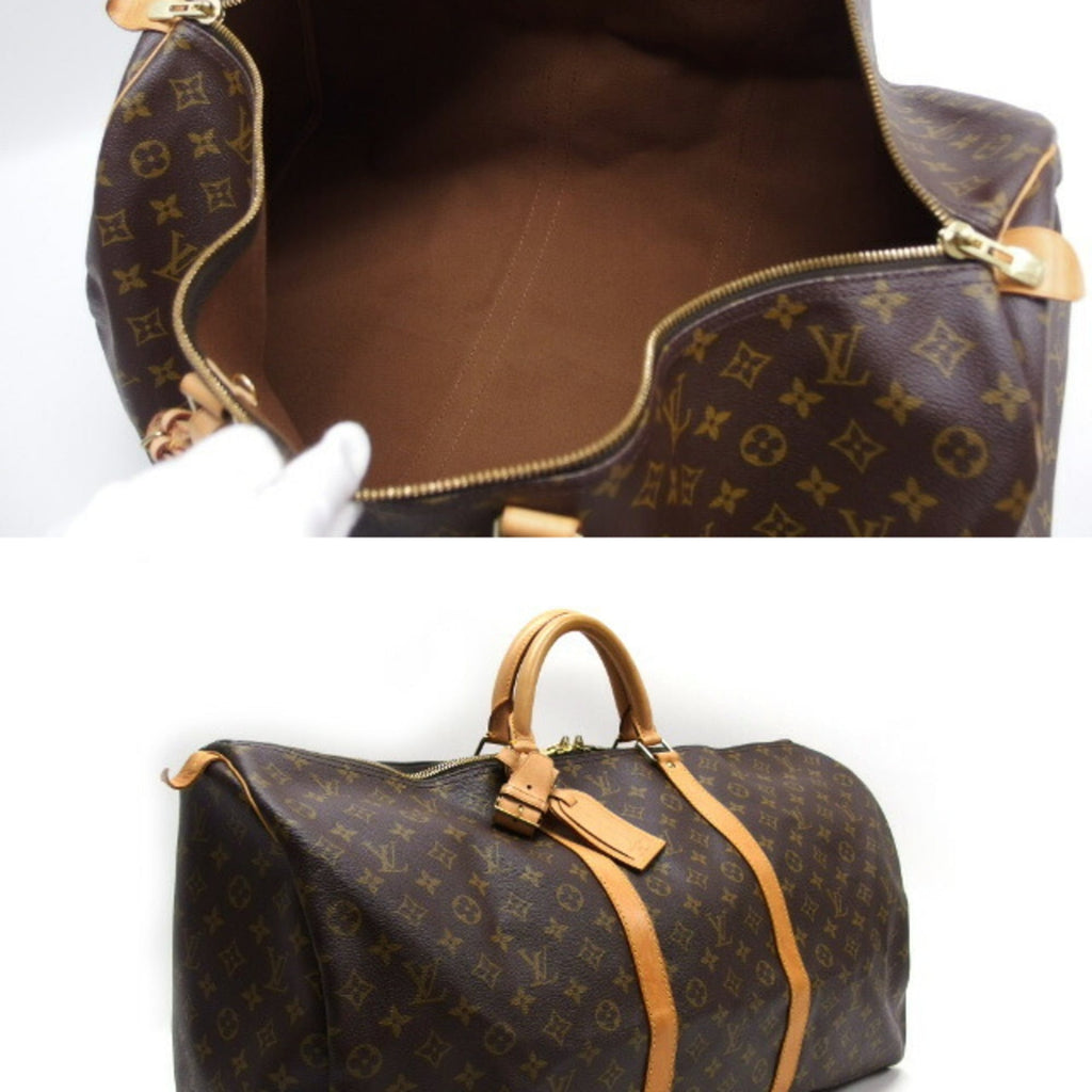 Louis Vuitton Brown Monogram Canvas Boston Bag (Pre-Owned)