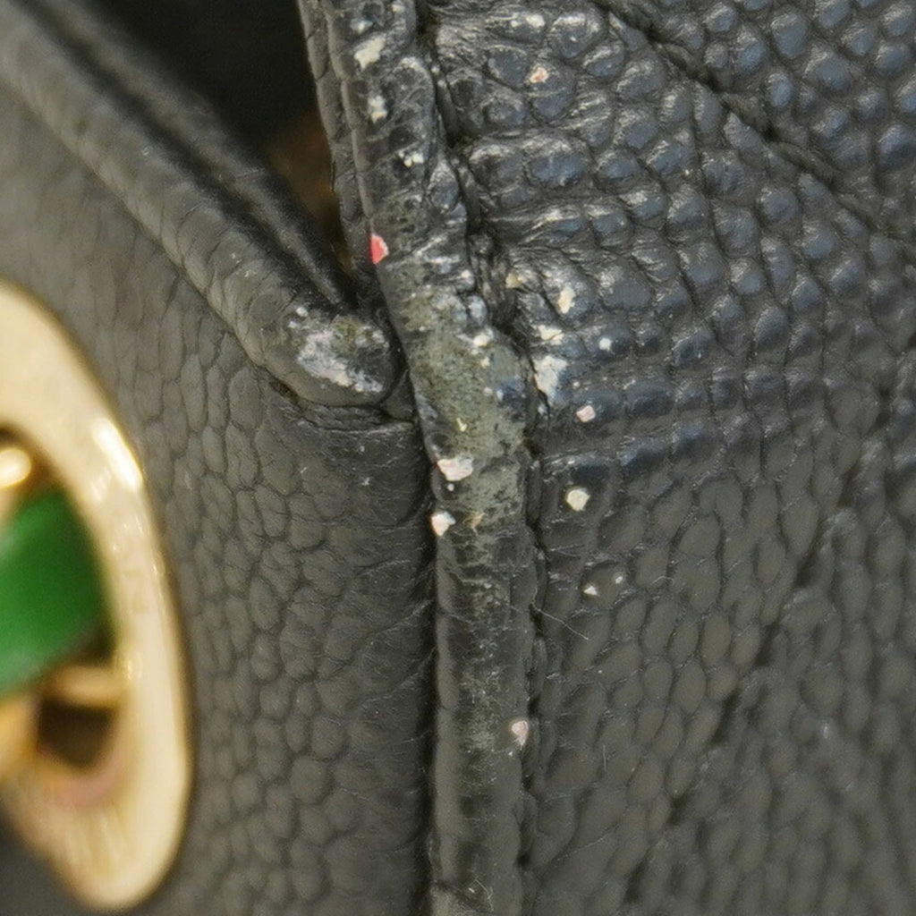 Chanel Black Grained Calfskin Shoulder Bag (Pre-Owned)