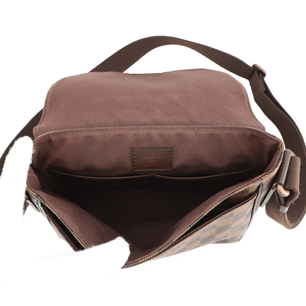 Louis Vuitton Damier Brown Damier Canvas Ebene Shoulder Bag (Pre-Owned)