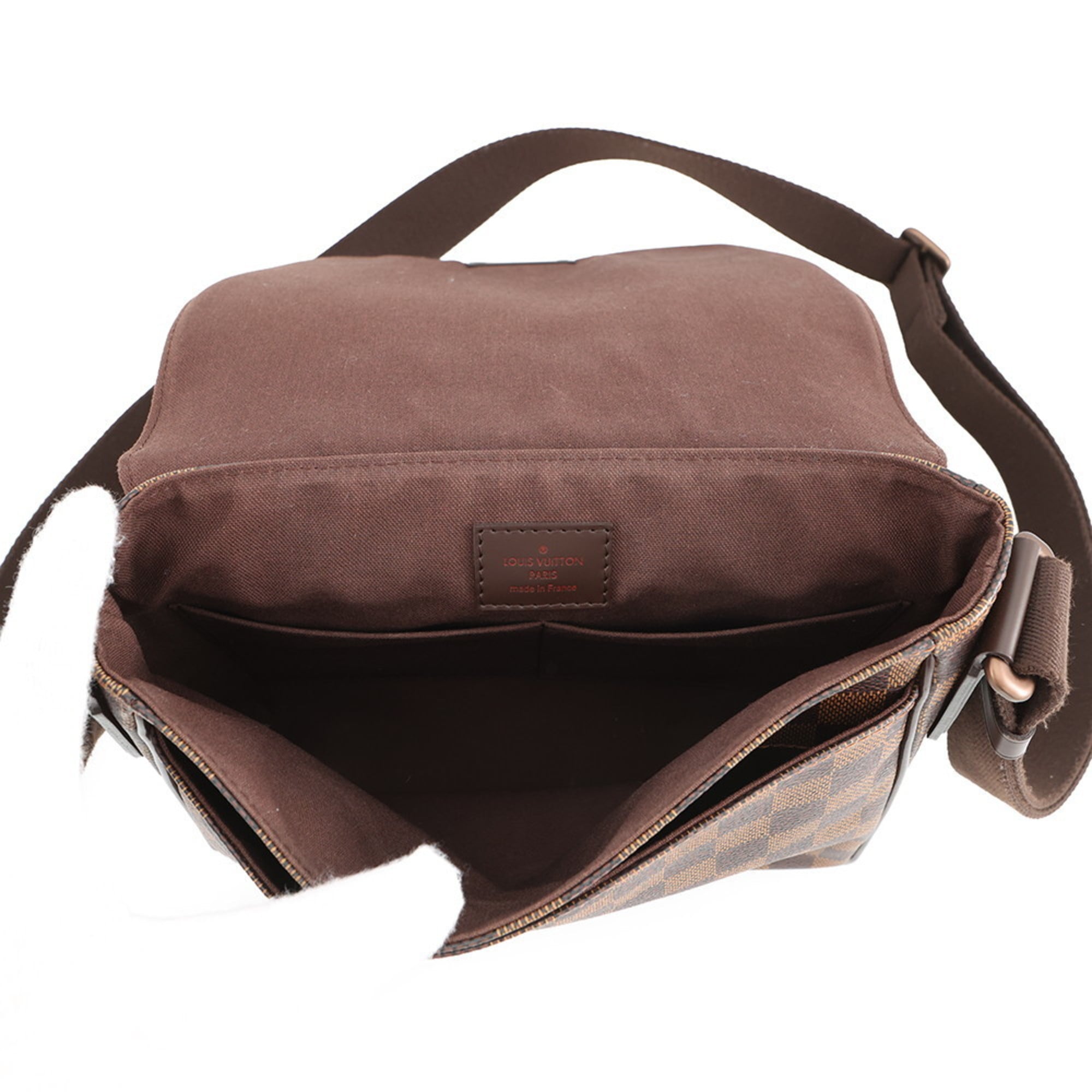 Louis Vuitton Damier Brown Damier Canvas Ebene Shoulder Bag (Pre-Owned)