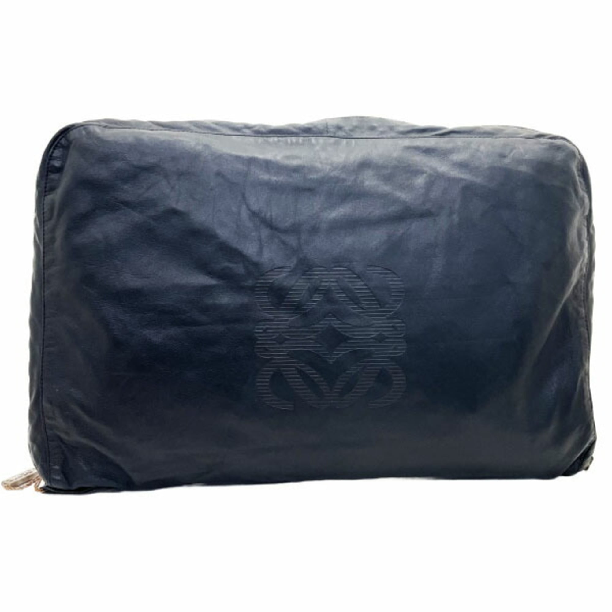 Loewe Black Leather Pouch (Pre-Owned)