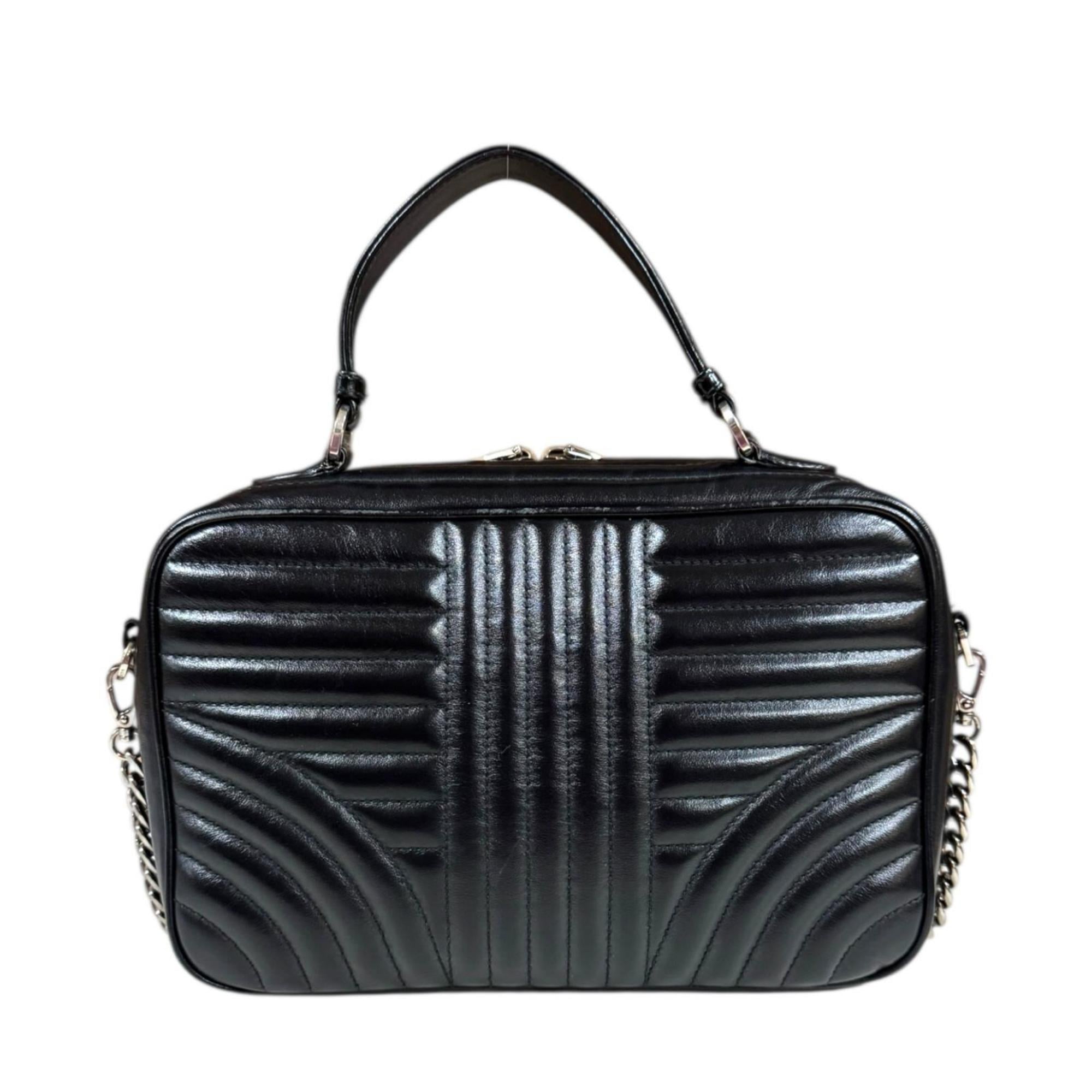Prada Black Leather Shoulder Bag (Pre-Owned)