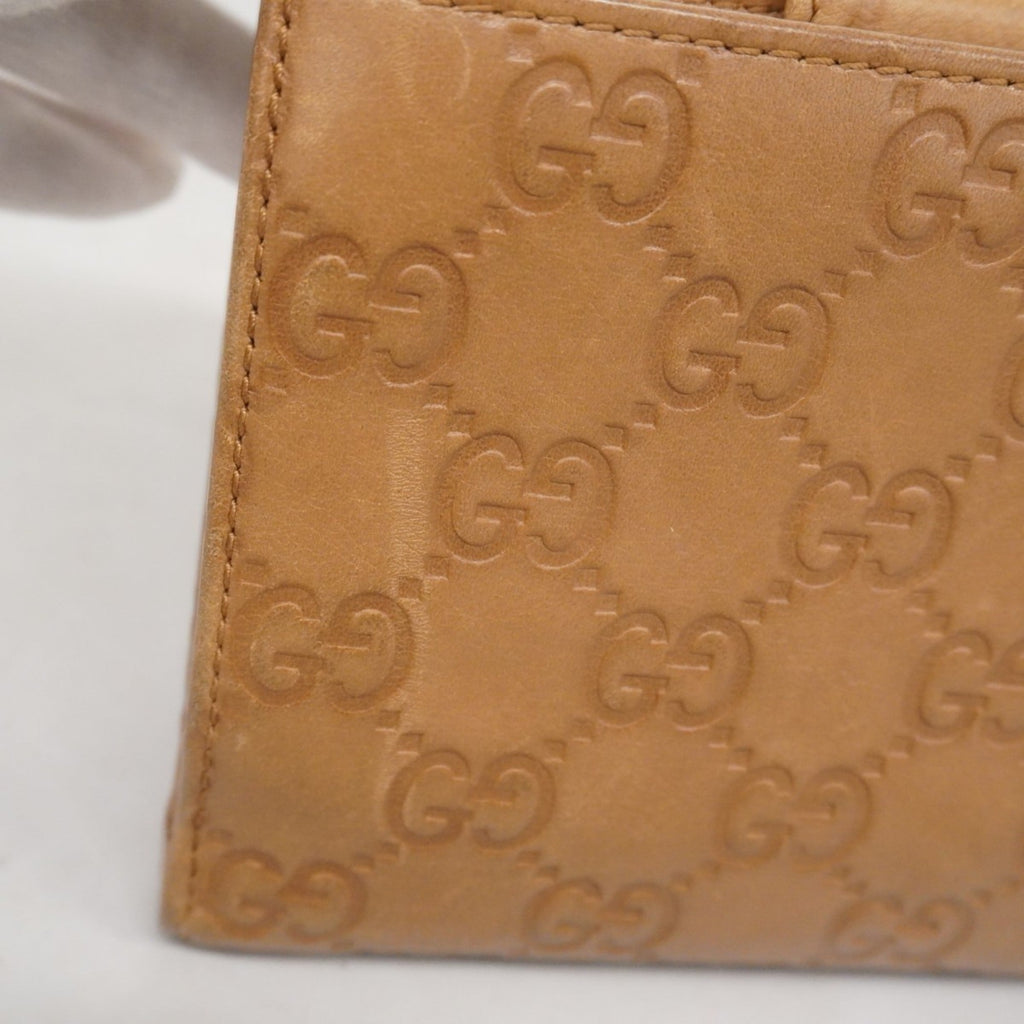 Gucci Brown Leather Wallet (Bi-Fold) (Pre-Owned)