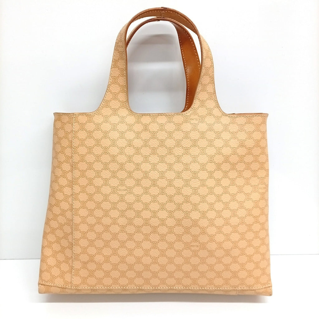 Celine Beige Brown Pvc Leather Handbag Tote Bag (Pre-Owned)