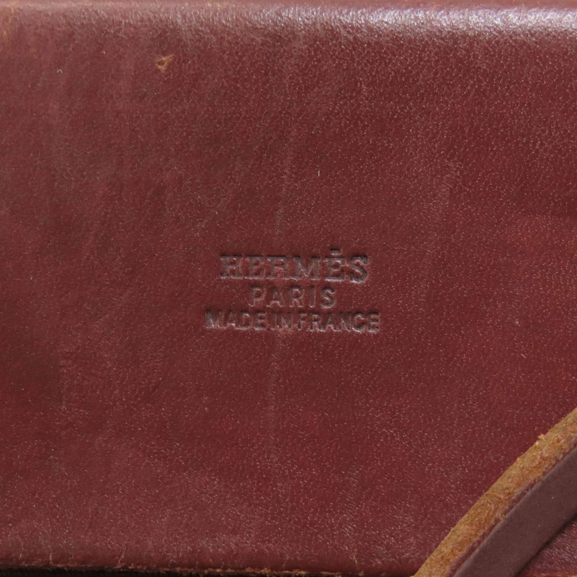 Hermes Brown Toile Officier Tote Bag (Pre-Owned)