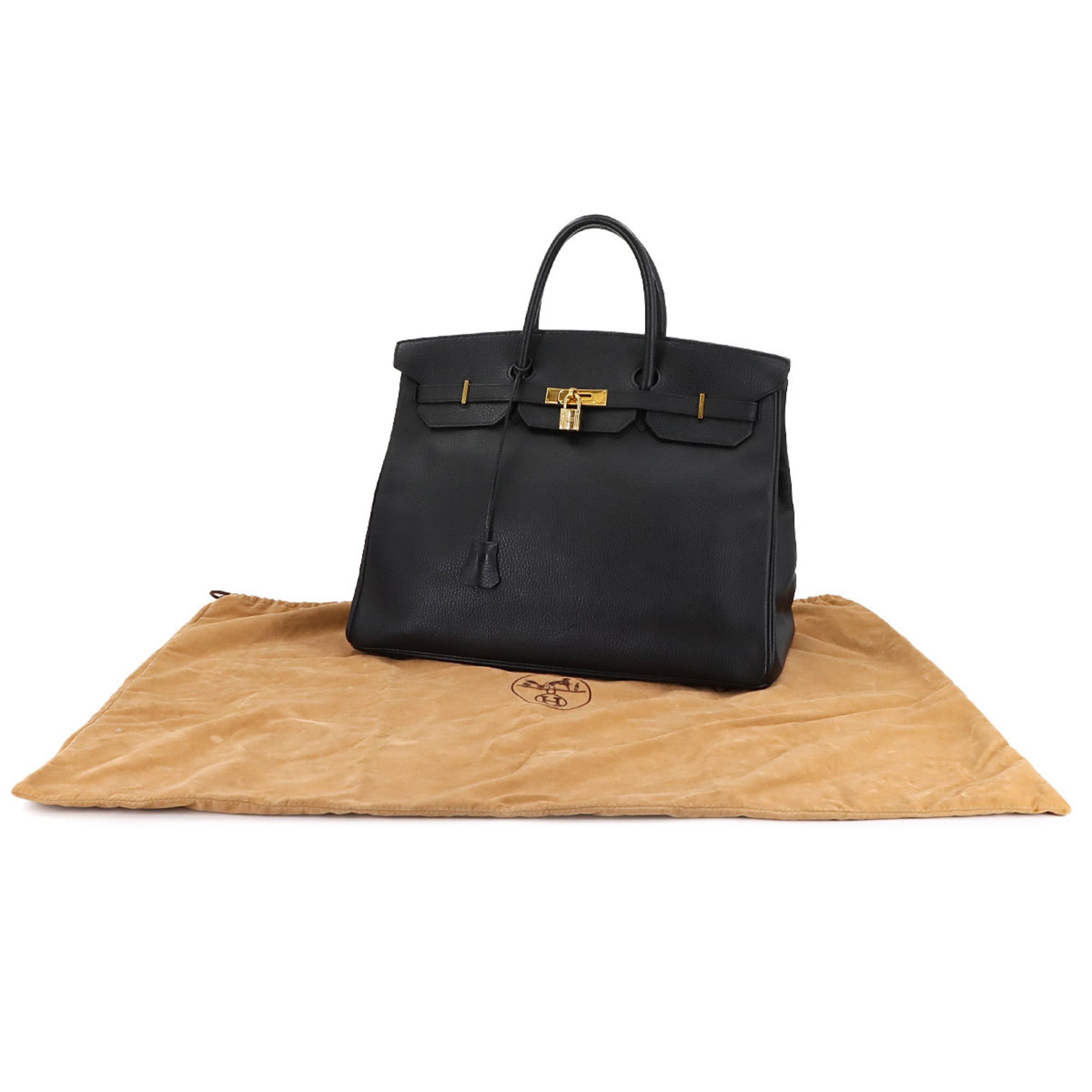 Hermes Black Ardennes Leather Handbag (Pre-Owned)