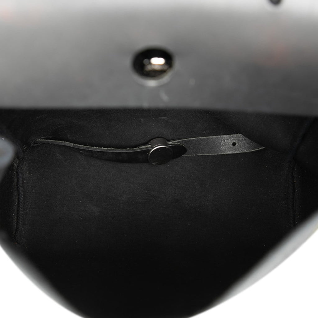 Hermes Black Toile Officier Leather Backpack (Pre-Owned)
