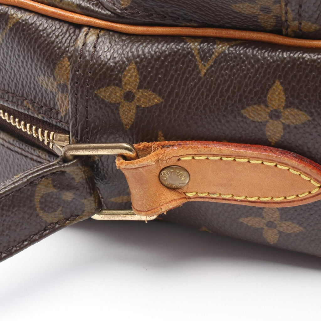 Louis Vuitton Brown Monogram Coated Canvas Leather Shoulder Bag (Pre-Owned)