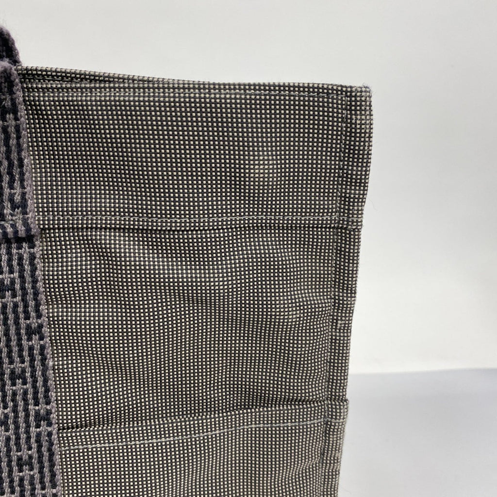 Hermes Gray Canvas Tote Bag (Pre-Owned)
