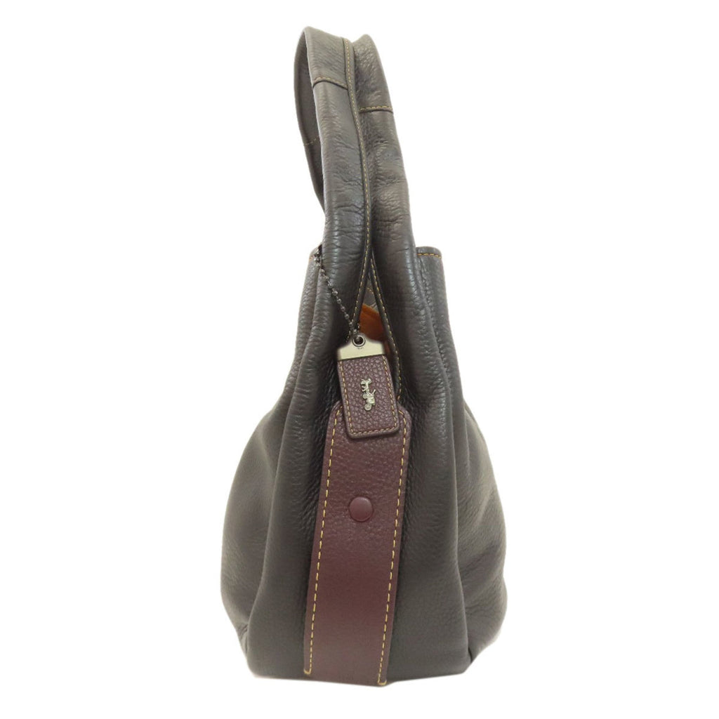 Coach Black Leather Tote Bag (Pre-Owned)