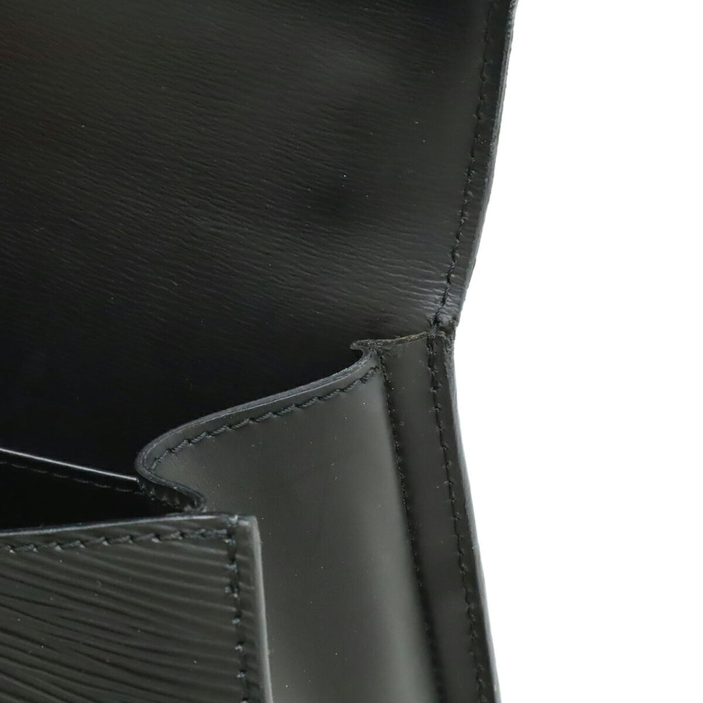 Louis Vuitton Black Noir Epi Leather Handbag Shoulder Bag (Pre-Owned)