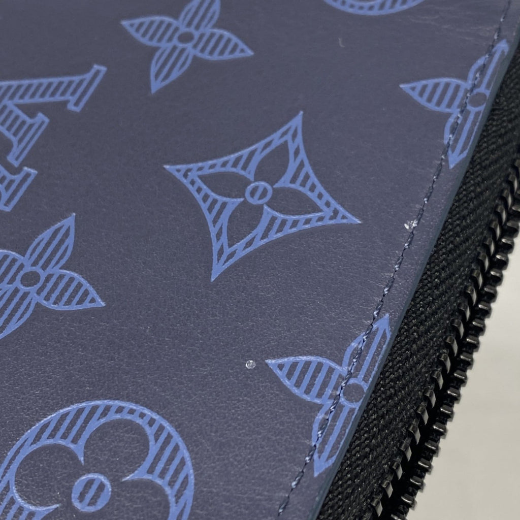 Louis Vuitton Blue Navy Long Wallet (Bi-Fold) (Pre-Owned)