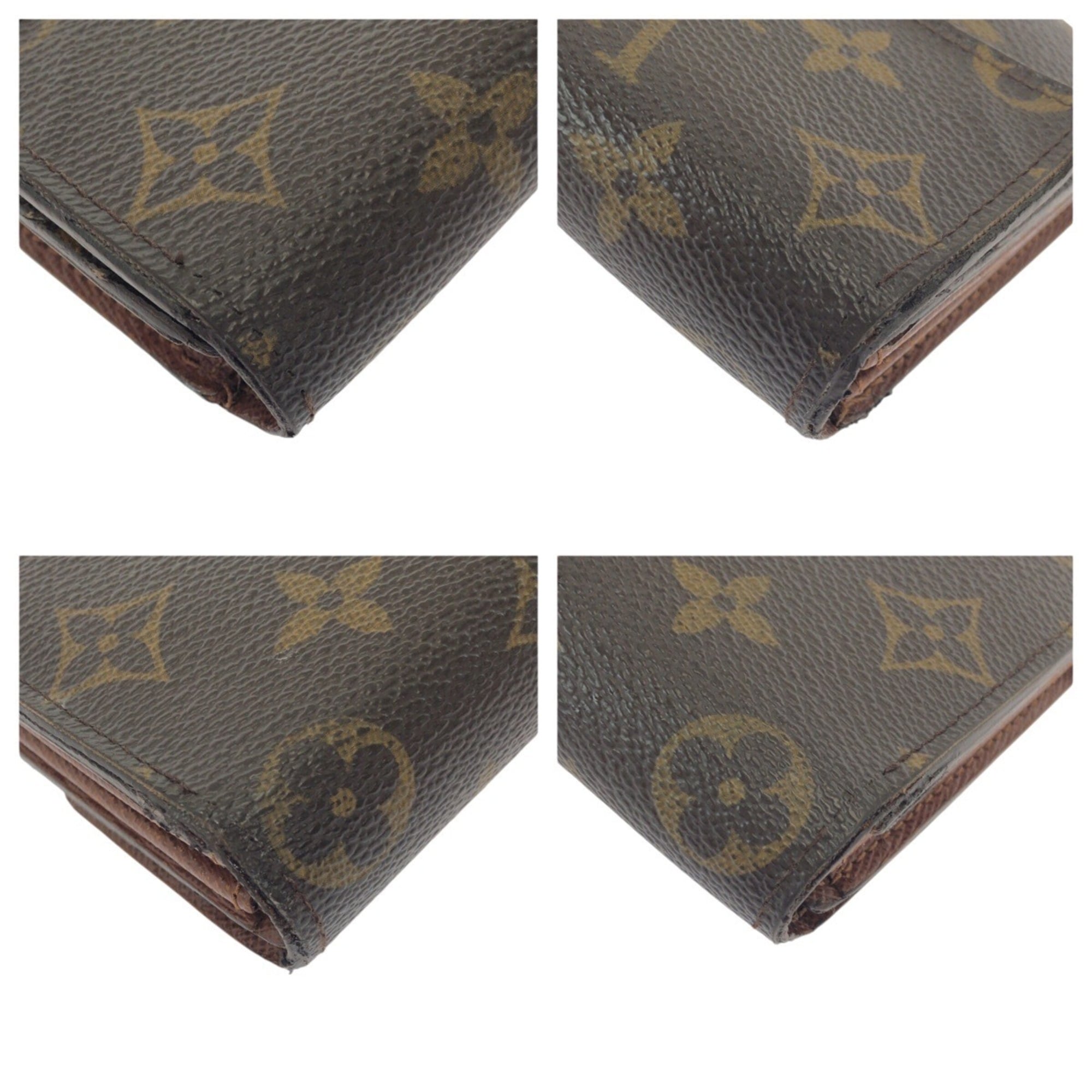 Louis Vuitton Brown Monogram Monogram Long Wallet (Bi-Fold) (Pre-Owned)