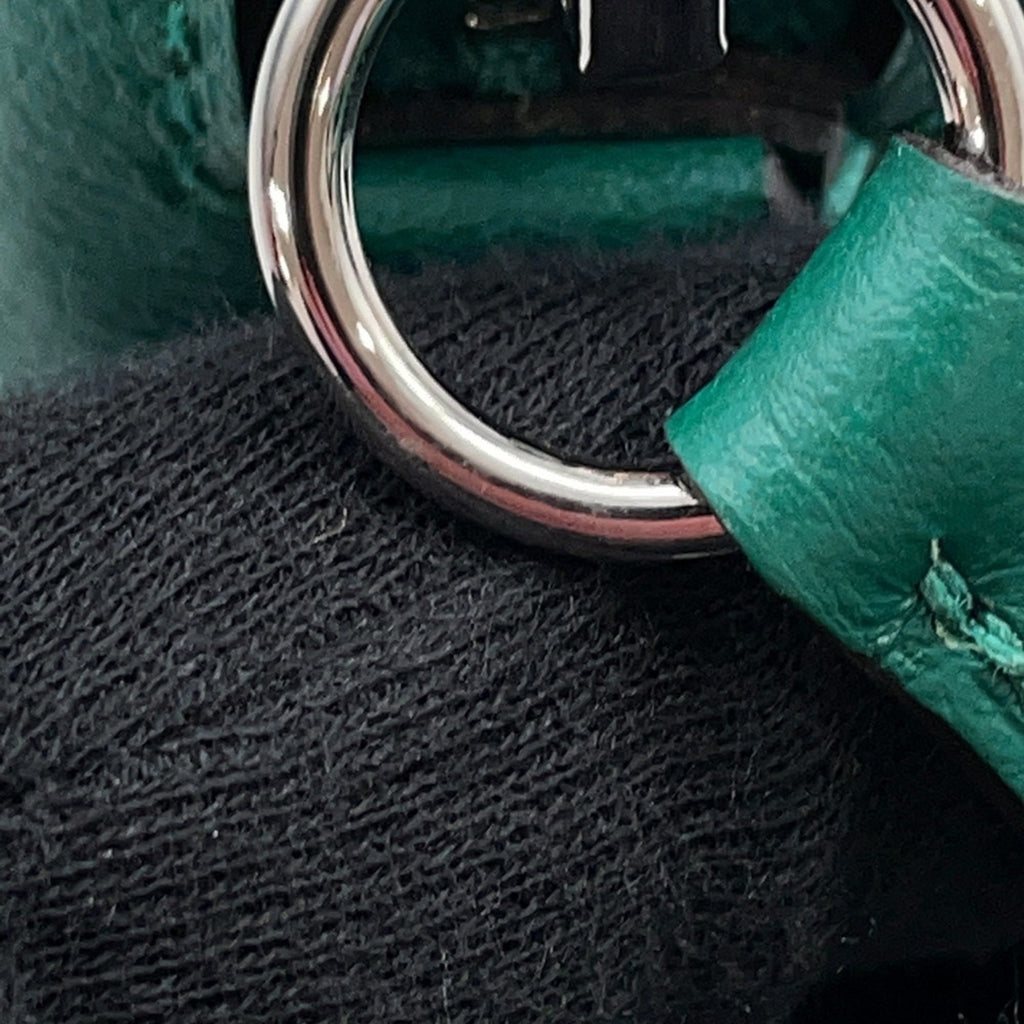 Hermes Bolide Vert Leather Handbag (Pre-Owned)