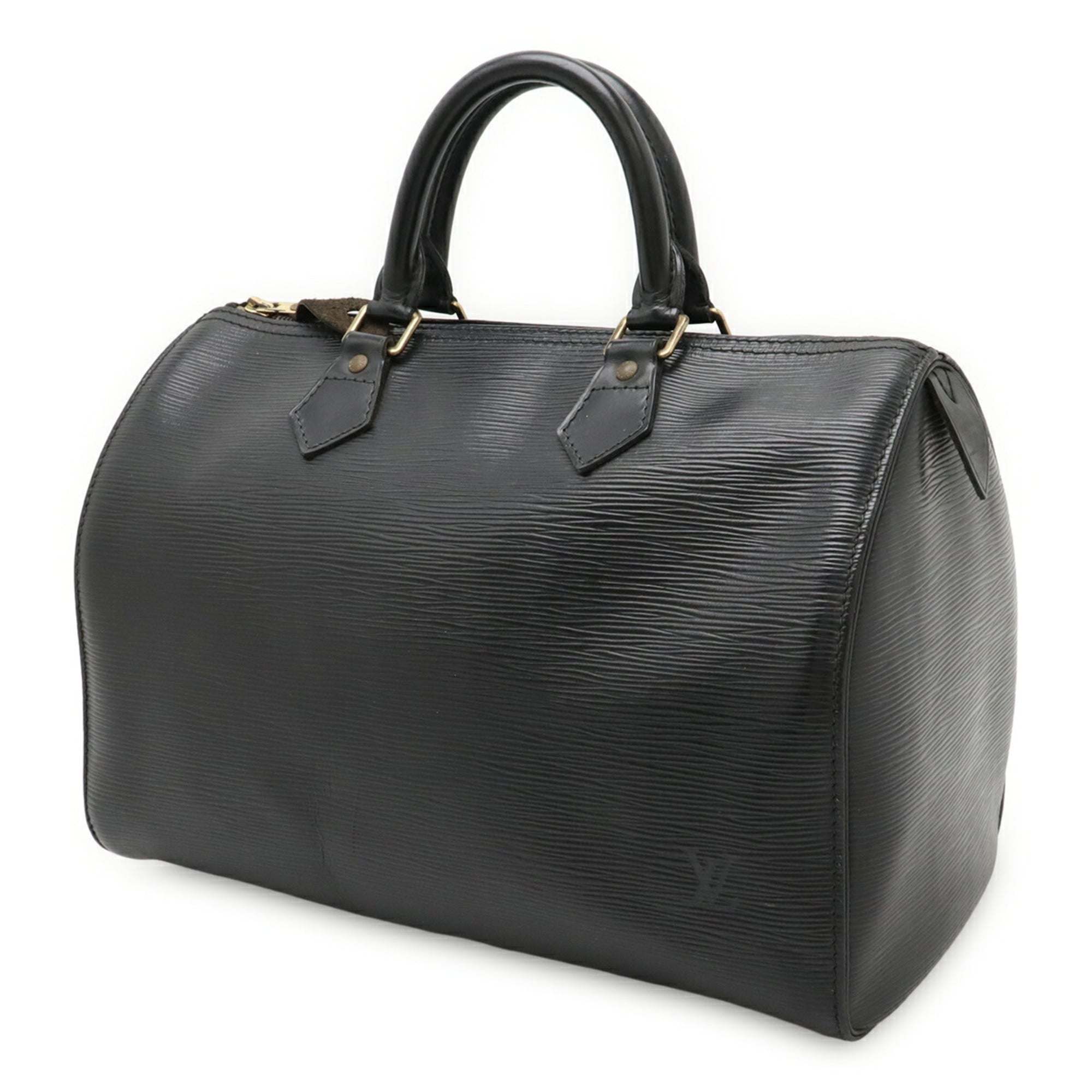 Louis Vuitton Epi Black Noir Epi Leather Handbag (Pre-Owned)