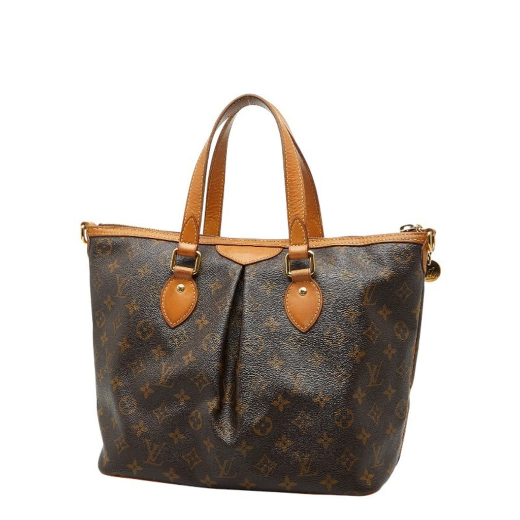 Louis Vuitton Brown Pvc Leather Handbag Shoulder Bag (Pre-Owned)