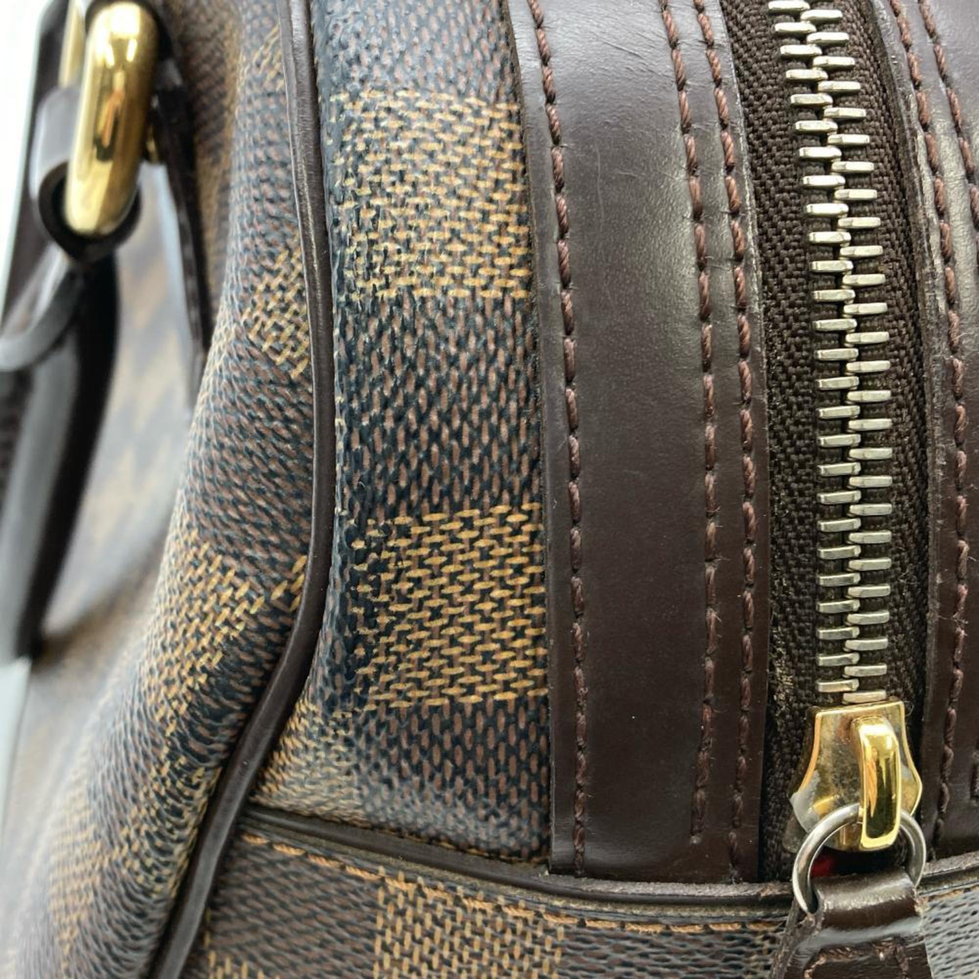 Louis Vuitton Damier Brown Damier Canvas Ebene Handbag (Pre-Owned)