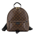 Louis Vuitton Brown Monogram Noir Monogram Leather Backpack (Pre-Owned)