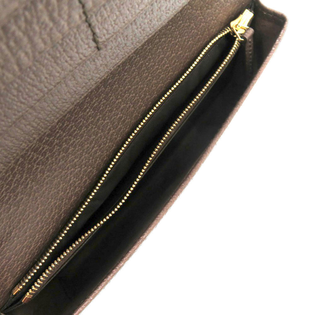 Gucci Beige Brown Multi-Color Gg Supreme Chain/Shoulder Wallet (Pre-Owned)