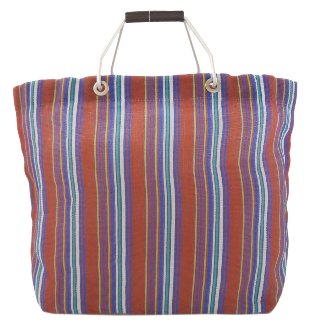 Marni Blue Brown Yellow Nylon Handbag (Pre-Owned)
