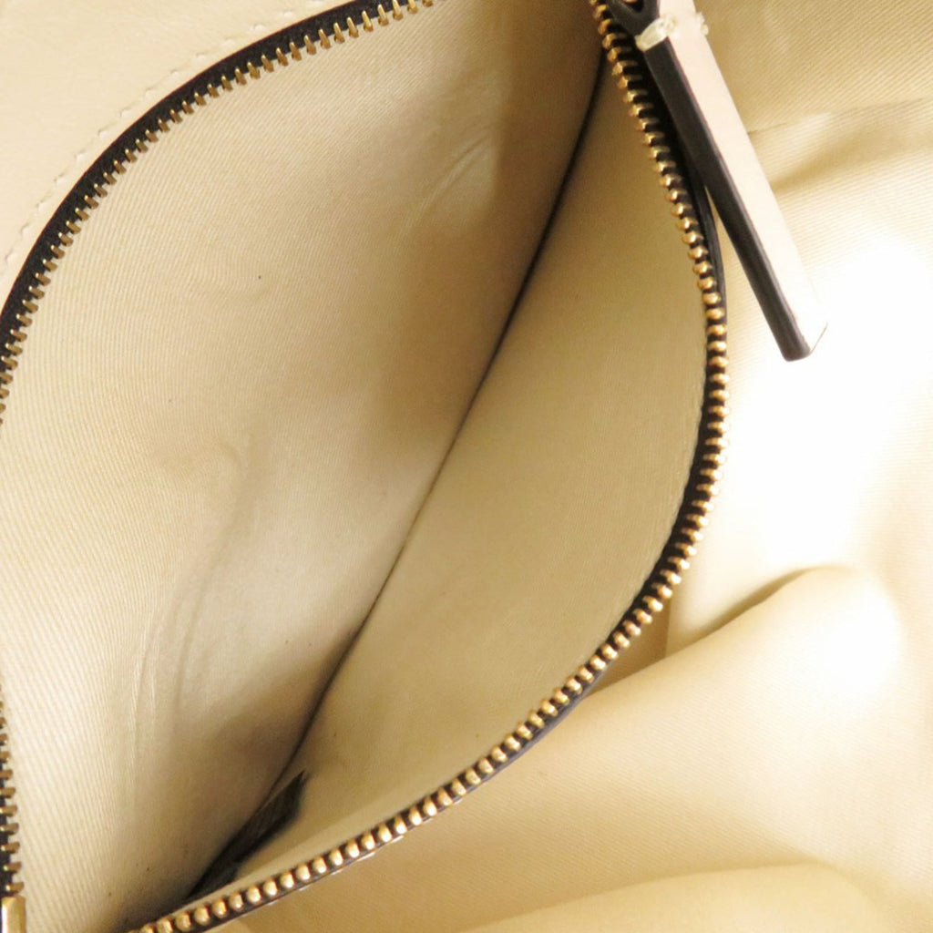 Marni Beige Black Purple Leather Tote Bag (Pre-Owned)