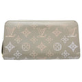 Louis Vuitton Monogram Gray Mahina Leather Long Wallet (Bi-Fold) (Pre-Owned)