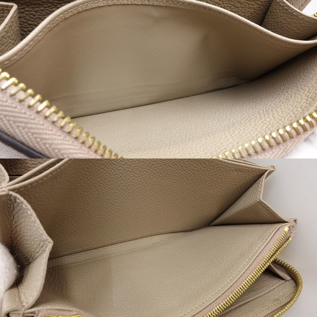 Louis Vuitton Monogram Bicolor Tourterelle Monogram Empreinte Long Wallet (Bi-Fold) (Pre-Owned)