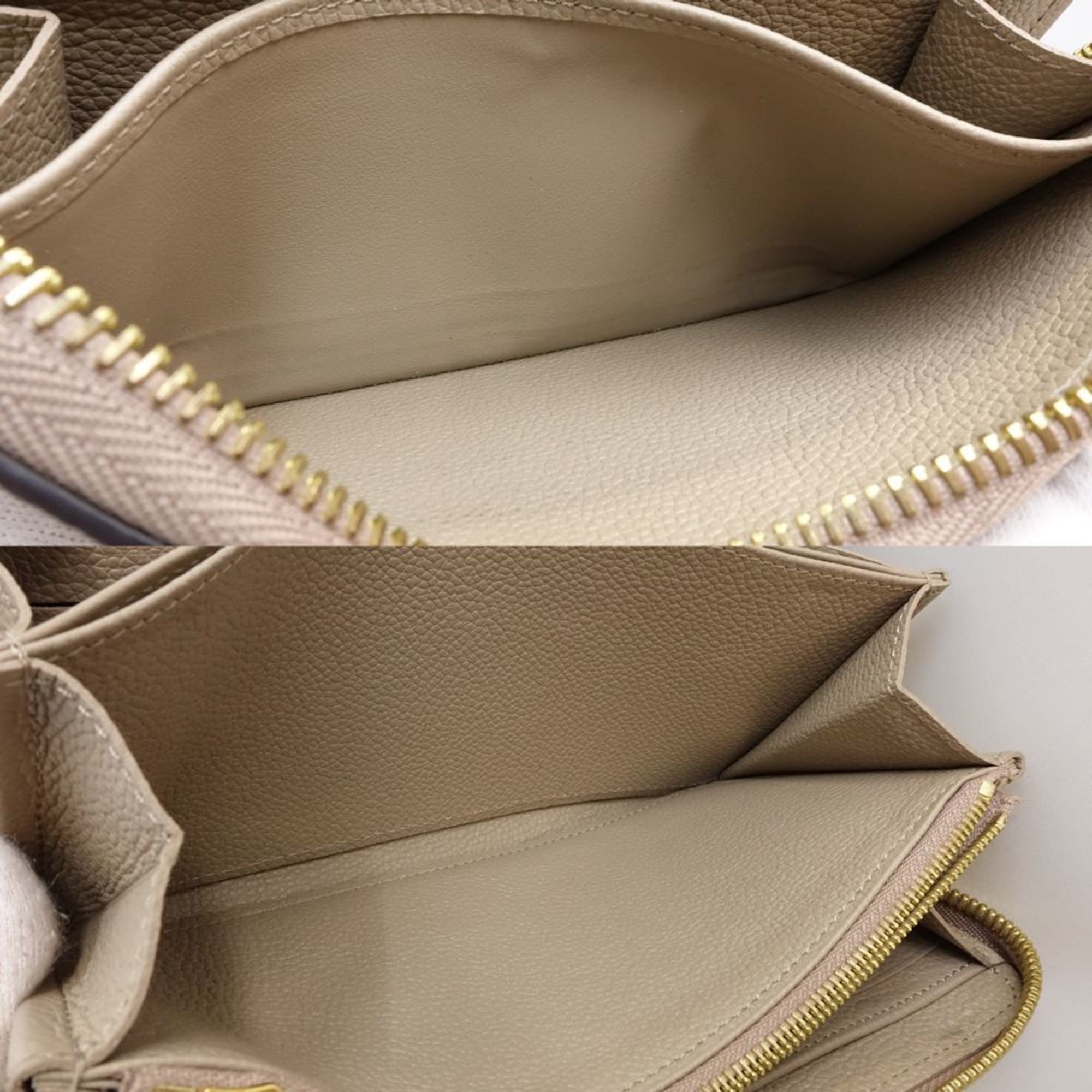 Louis Vuitton Monogram Bicolor Tourterelle Monogram Empreinte Long Wallet (Bi-Fold) (Pre-Owned)