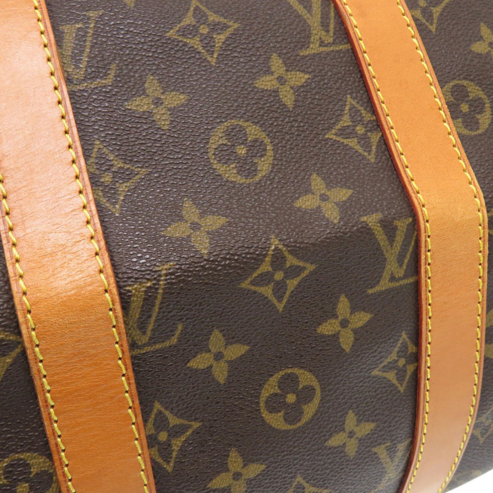 Louis Vuitton Brown Monogram Canvas Boston Bag (Pre-Owned)