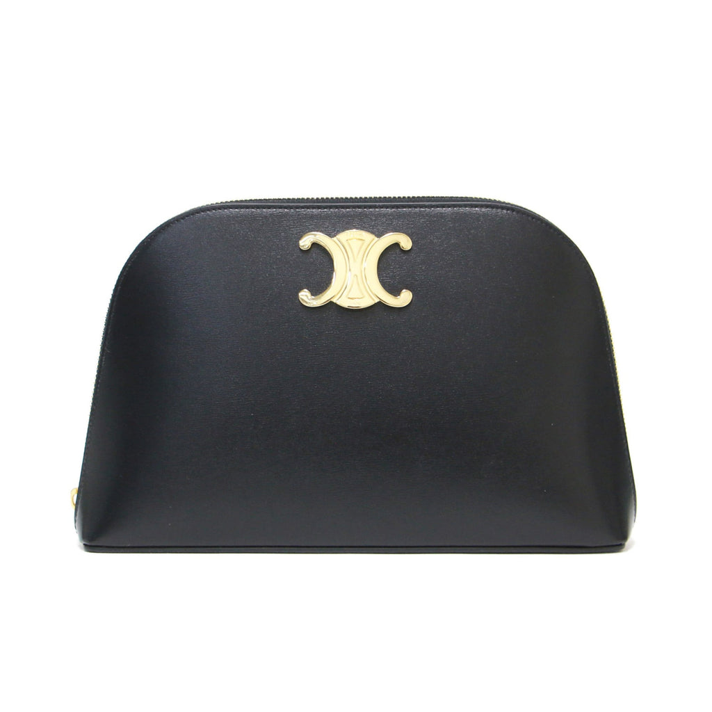 Celine Black Leather Pouch (Pre-Owned)